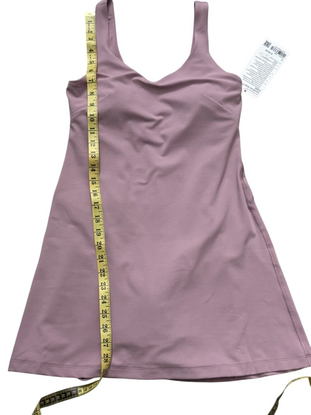 Lululemon Align Dress Rose Blush Size 6 Built-In Bra & Shorts W1EIOS RSBL NWT - Picture 14 of 16